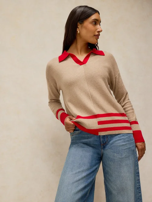 Pull col Cara - Nat Mlt - 52 Image 1