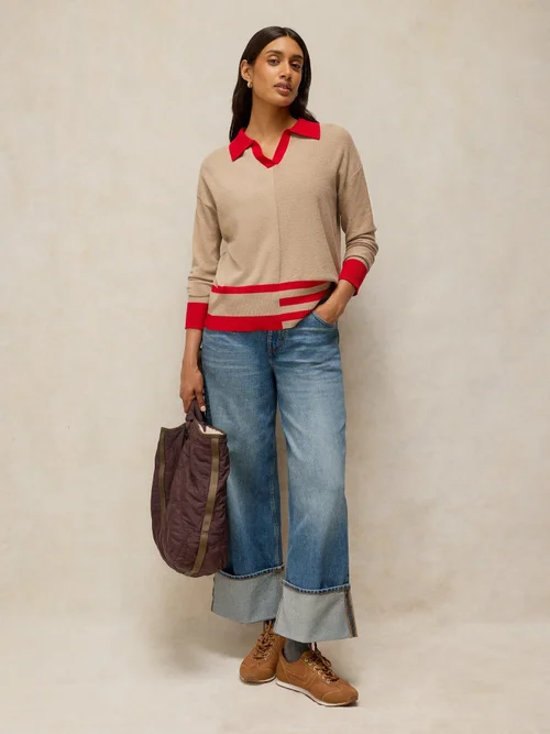 Pull col Cara - Nat Mlt - 52 Image 2