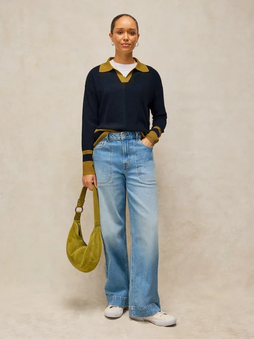 Pull col Cara - Navy Multi - 52 Image 2