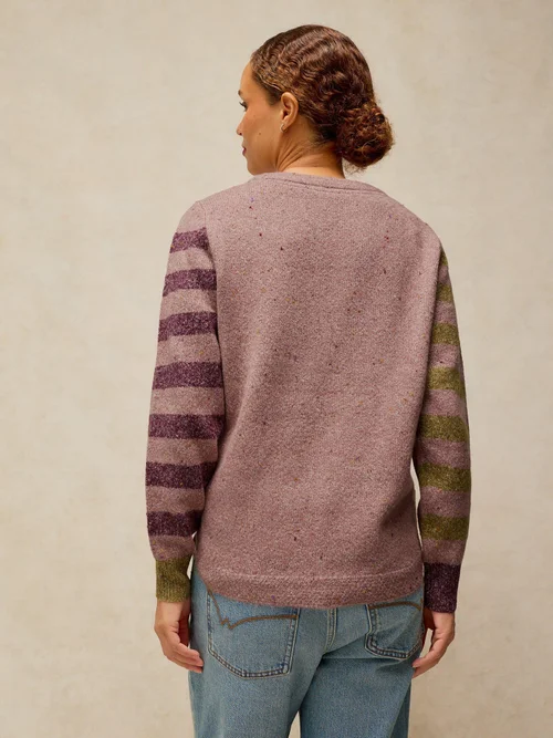 Pull abstrait Talia Nep - Plum Mlt - 50 Image 4