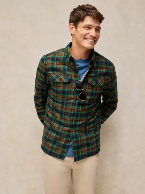 Chemise à carreaux Heywood - Navy Multi - XXXL Image 1