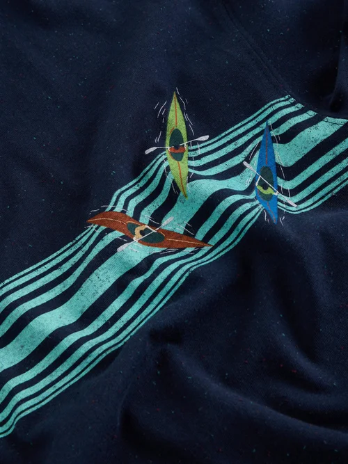 T-shirt graphique Abersoch - Navy Pr - XXL/R Image 2