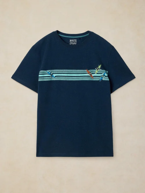 T-shirt graphique Abersoch - Navy Pr - XXL/R Image 1