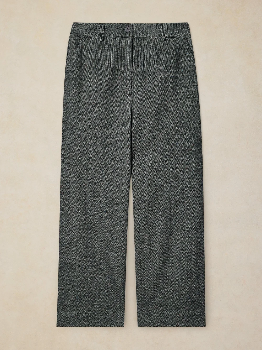 Pantalon large Belle Tweedy - Grey Mlt - 52/R Image 1