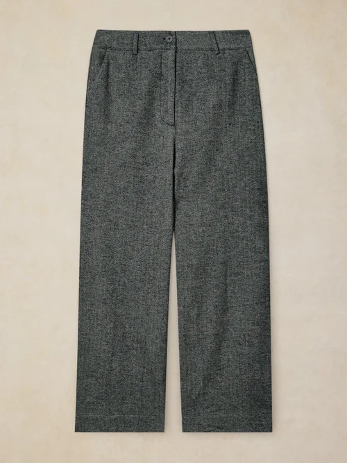 Pantalon large Belle Tweedy - Grey Mlt - 52/R Image 1