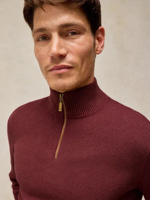 Pull à col entonnoir Attadale - Mid Red - XXL/R Image 3