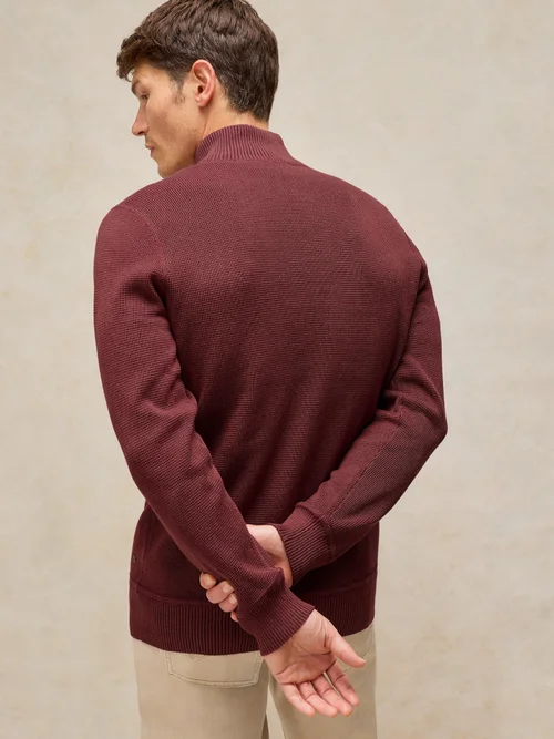Pull à col entonnoir Attadale - Mid Red - XXL/R Image 4