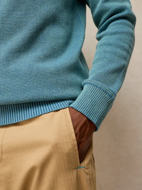 Pull à col entonnoir Attadale - Mid Teal - XXL/R Image 3