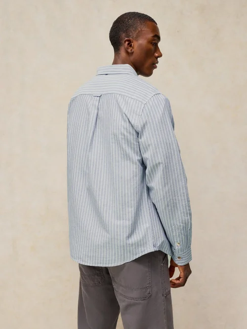 Chemise Oxford Bruton - Blue Mlt - XXXL/R Image 4