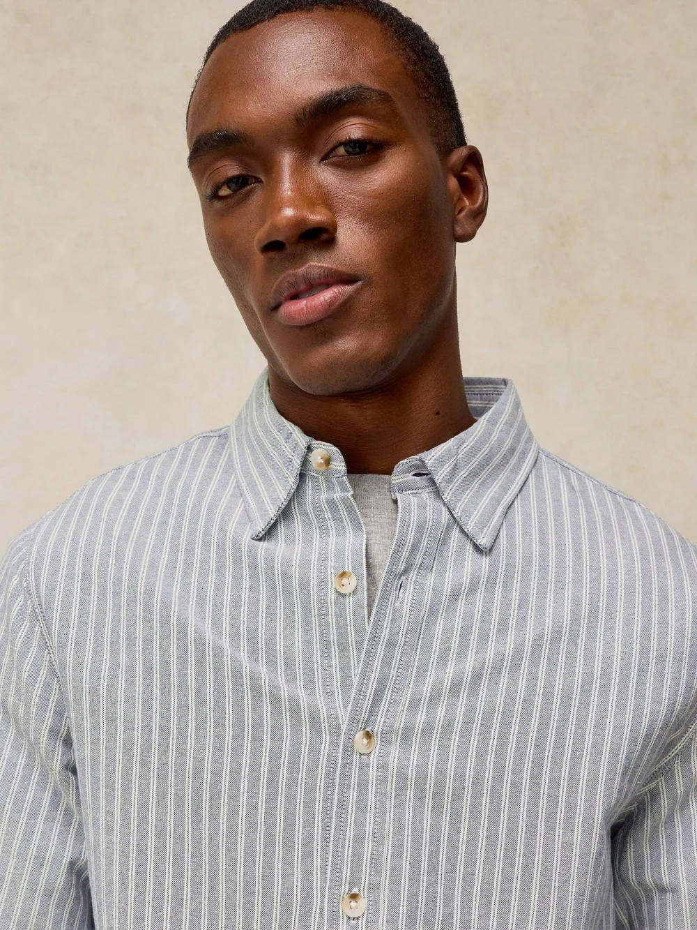 Chemise Oxford Bruton - Blue Mlt - XXXL/R Image 1