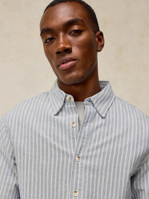 Chemise Oxford Bruton - Blue Mlt - XXXL/R Image 1