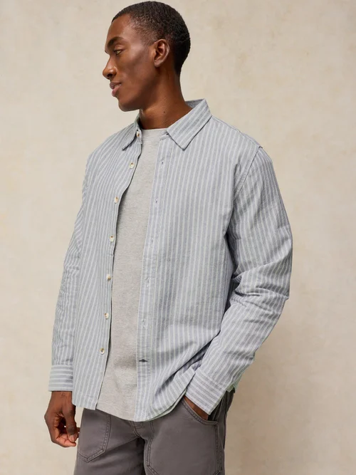 Chemise Oxford Bruton - Blue Mlt - XXXL/R Image 3