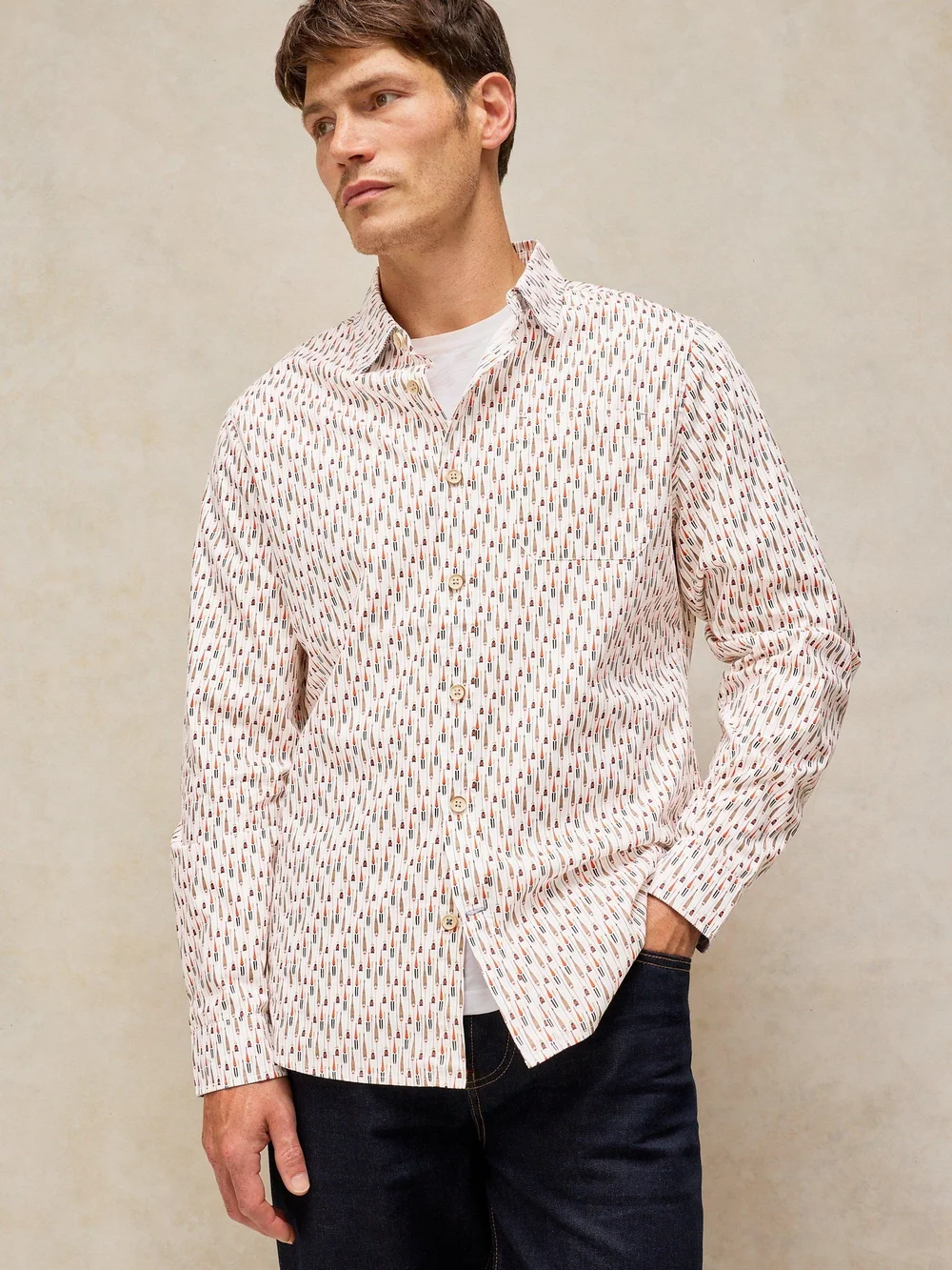 Chemise Oxford Bruton Slim - White Pr - XXL/R Image 1