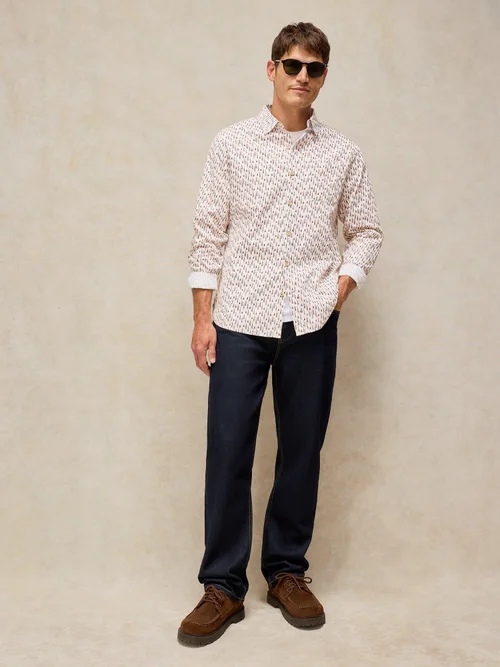 Chemise Oxford Bruton Slim - White Pr - XXL/R Image 2