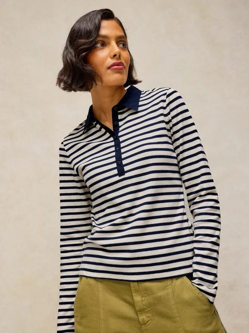 Polo Ember en côte - Navy Multi - 46 Image 1
