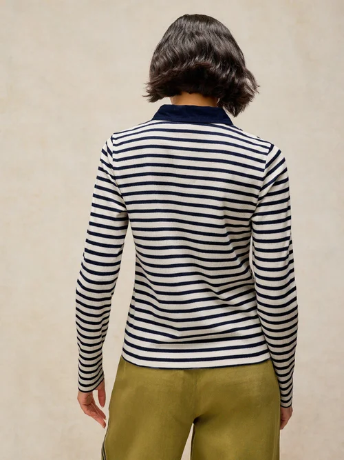 Polo Ember en côte - Navy Multi - 46 Image 4