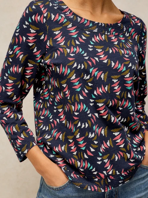 T-shirt manches longues Weaver - Navy Pr - 46 Image 3