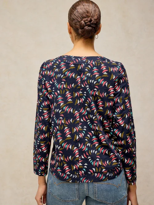 T-shirt manches longues Weaver - Navy Pr - 46 Image 4