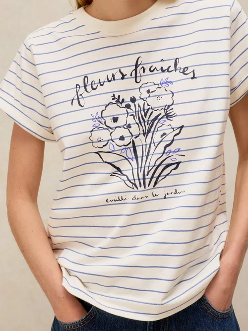 T-shirt graphique Gina - White Pr - 48 Image 3