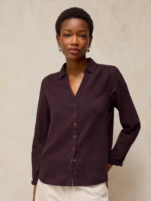 Tissu double Annie - Dk Brown - 48 Image 1