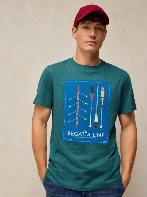 T-shirt graphique Abersoch - Teal Pr - XXXL/R Image 1