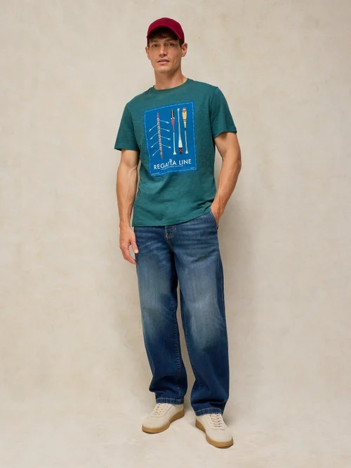 T-shirt graphique Abersoch - Teal Pr - XXXL/R Image 2