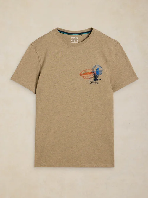 Tee-shirt brodé Abersoch - Nat Mlt - XXXL/R Image 1
