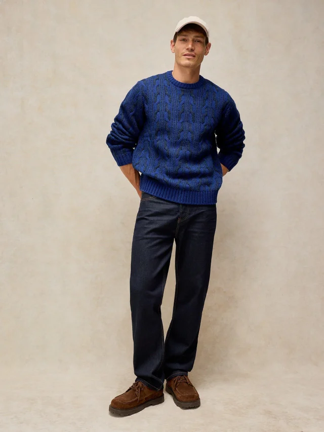 Pull Brixham en maille torsadée