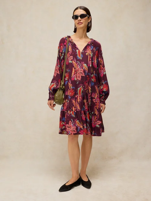 Robe courte Miley - Plum Mlt - 52/R Image 1