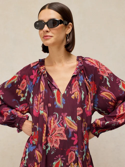 Robe courte Miley - Plum Mlt - 52/R Image 3