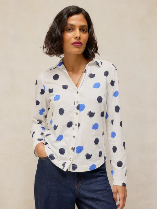 Chemise en jersey Annie - Ivory Pr - 52 Image 3