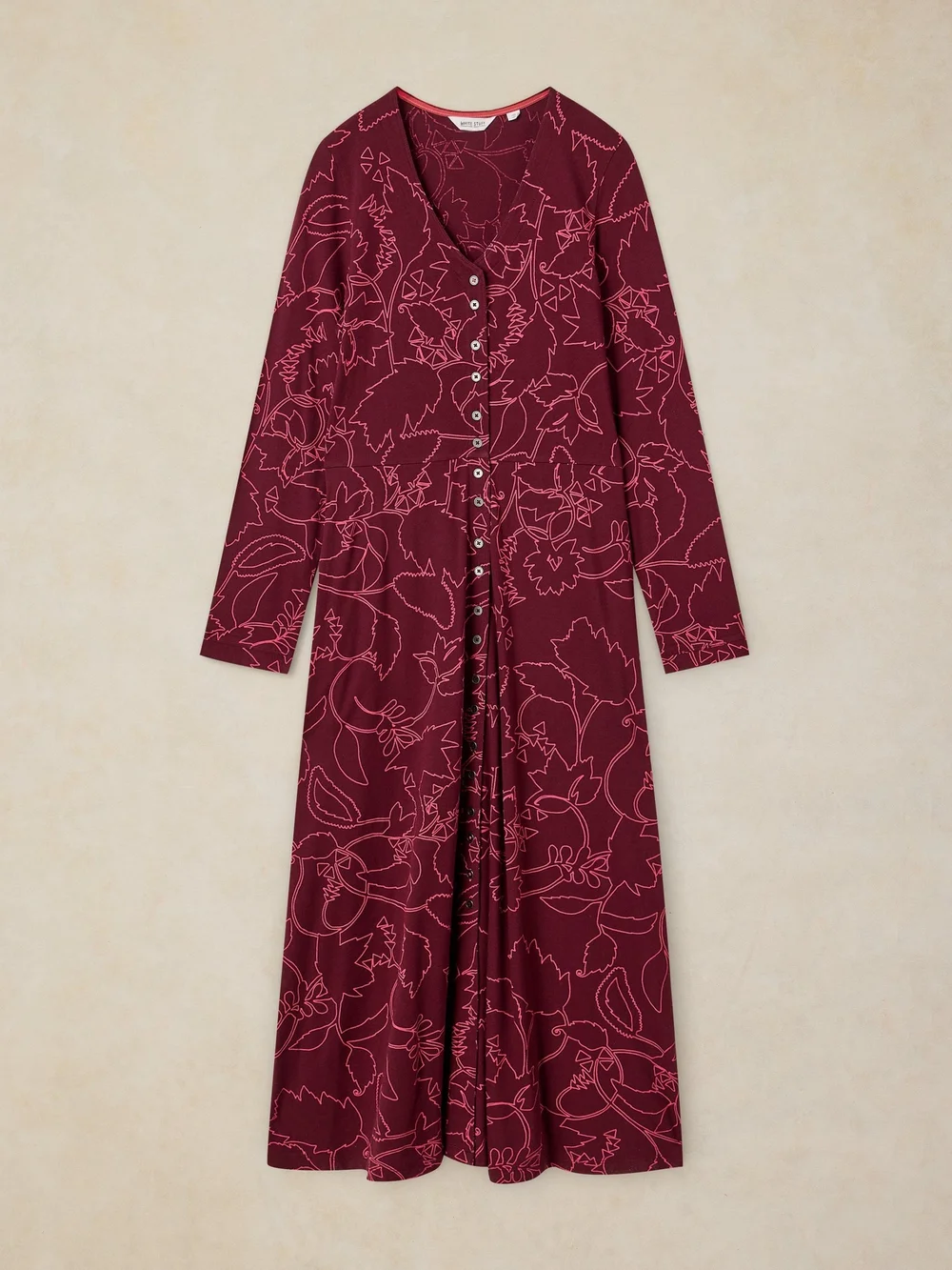 Robe Reese boutonnée devant - Plum Pr - 50/R Image 1