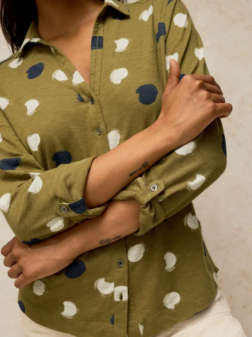 Chemise Annie en jersey - Green Mlt - 52 Image 3