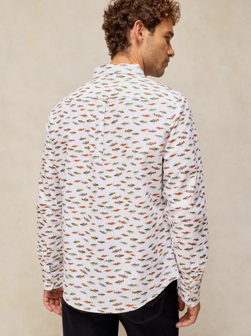 Chemise Oxford Bruton - White Mlt - XXXL/R Image 4