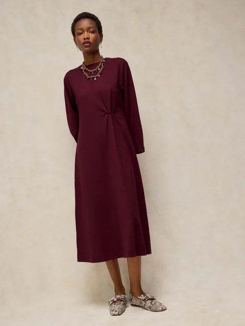 Robe Gracie Twist - Dk Plum - 46/R Image 3