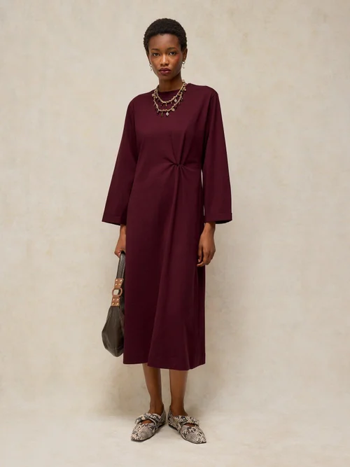 Robe Gracie Twist - Dk Plum - 46/R Image 1