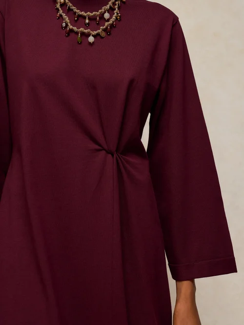Robe Gracie Twist - Dk Plum - 46/R Image 2