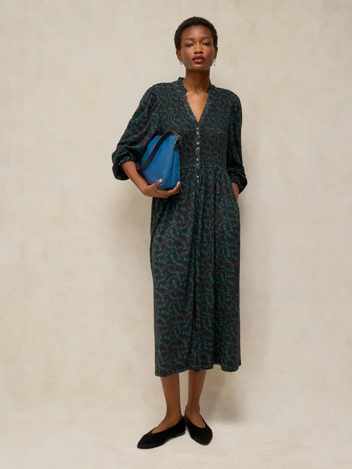 Robe Ada froncée - Blk Pr - 50/R Image 1