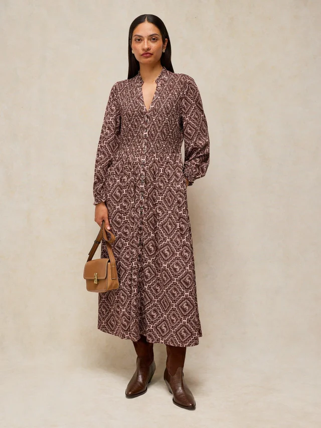 Robe Ada froncée