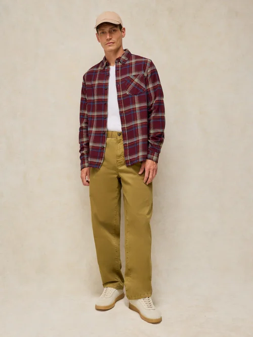 Chemise à carreaux Ludlow - Plum Mlt - XXXL Image 2
