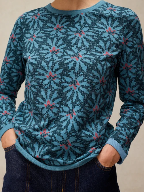Langarmshirt Clara - Dk Blue - 52 Image 3