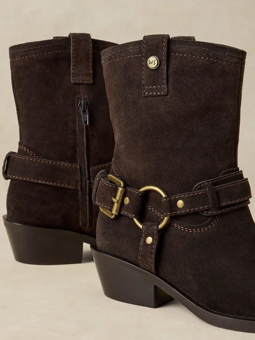 Western Biker Boots Liberty - Dk Brown - 41 Image 3