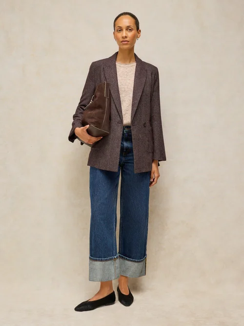 Blazer Tweedy Sasha - Plum Mlt - 52/R Image 2