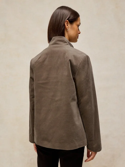 Samtjacke Kaia - Dk Nat - 52/R Image 4
