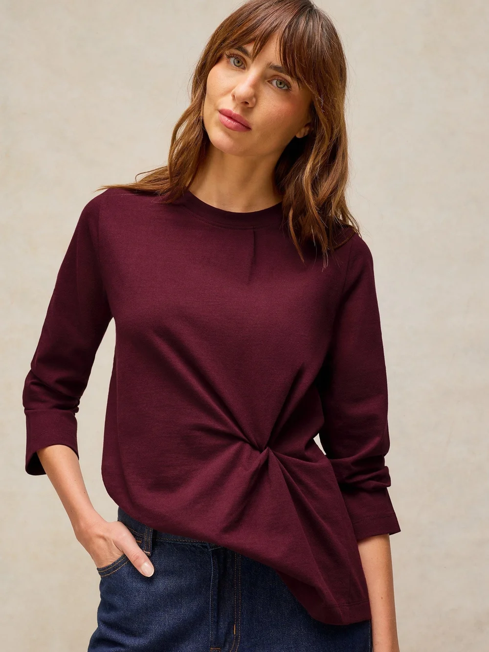 Top Grace Twist - Mid Plum - 52 Image 1