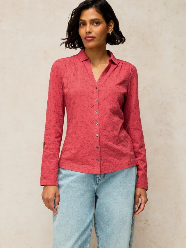 Bluse Annie mit Stickerei