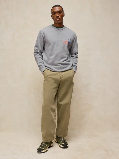 Pull graphique à col rond Sidmouth - Grey Mlt - XXL Image 3