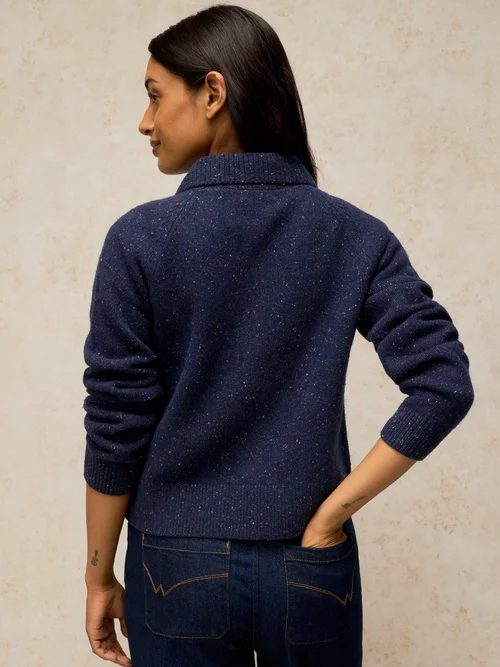 Strickjacke Shepherd aus Wollmischung - Dark Navy - 48 Image 4