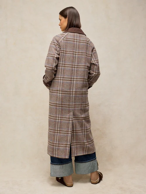 Manteau à carreaux Emmeline - Tan Multi - 52/R Image 4