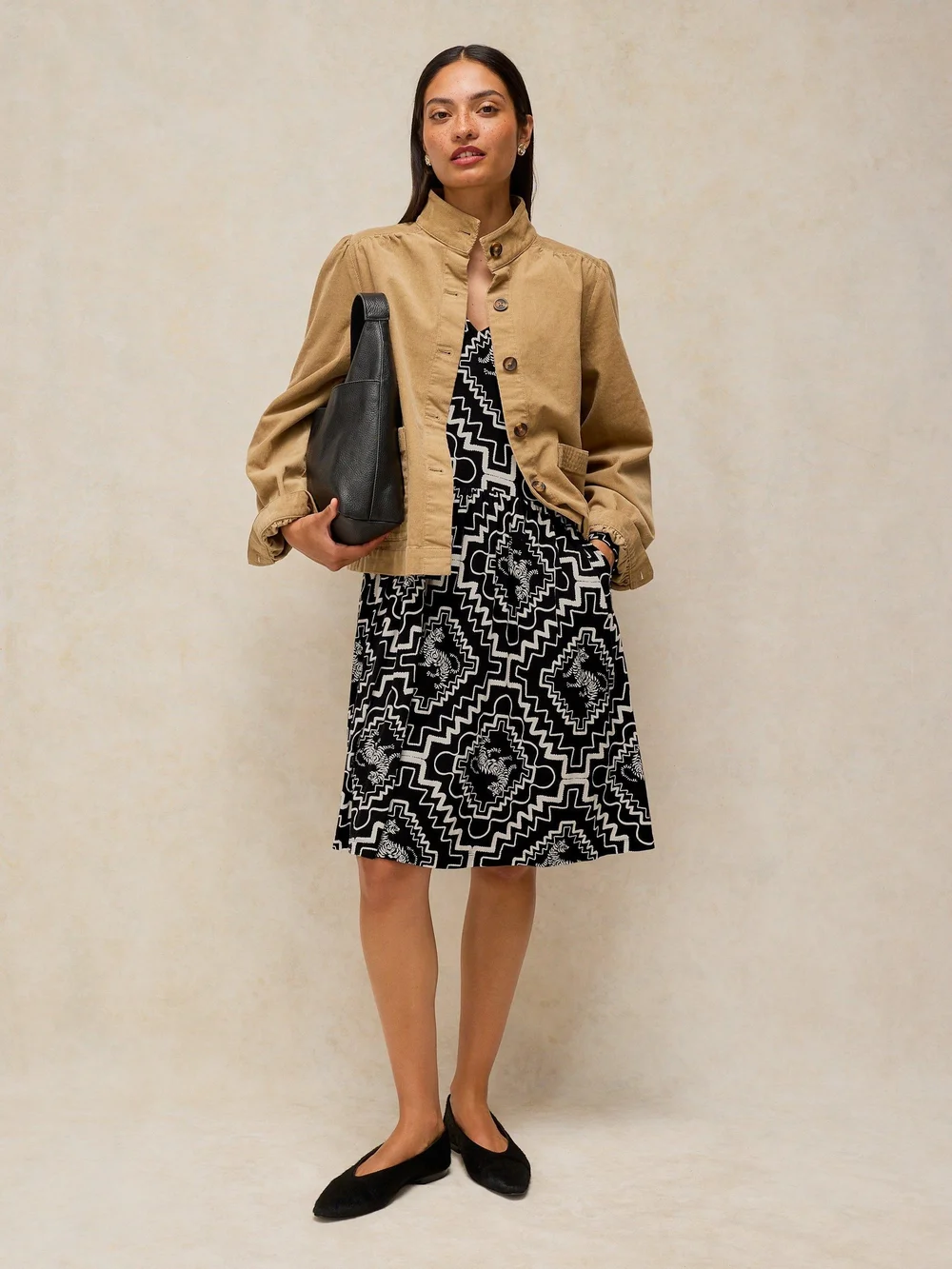 Robe en jersey Lola - Blk Pr - 52/R Image 1